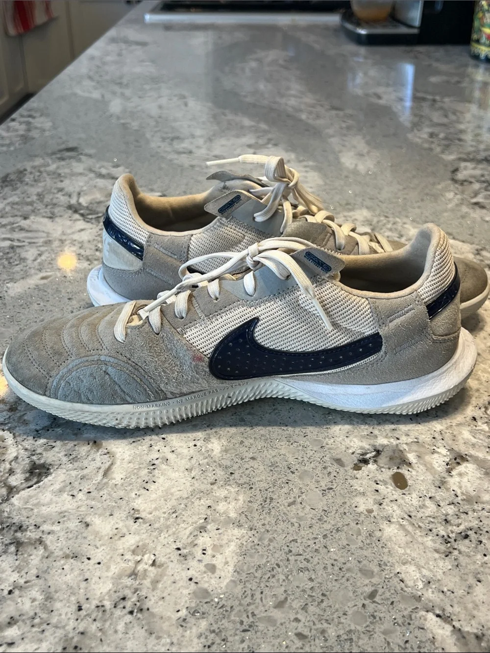 Nike Streetgato Smoke Grey Midnight Navy Soccer Shoes EU40 US Men’s 7 /Women’s 9
